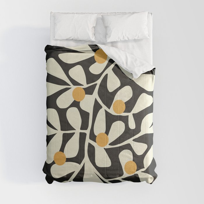 Summer Bloom: Matisse Night Edition Comforter Gallery Image 8