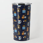 Hanukkah Cats Travel Mug Gallery Image 1