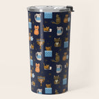 Hanukkah Cats Travel Mug Gallery Image 2