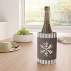 Snowflake Brown Striped Wine Chiller Gallery Image 4