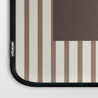 Snowflake Brown Striped Laptop Sleeve Gallery Image 3