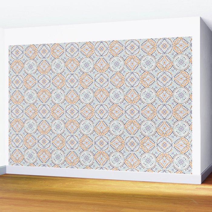 Artsy Leaf Symphony Wall Mural Gallery Image 2
