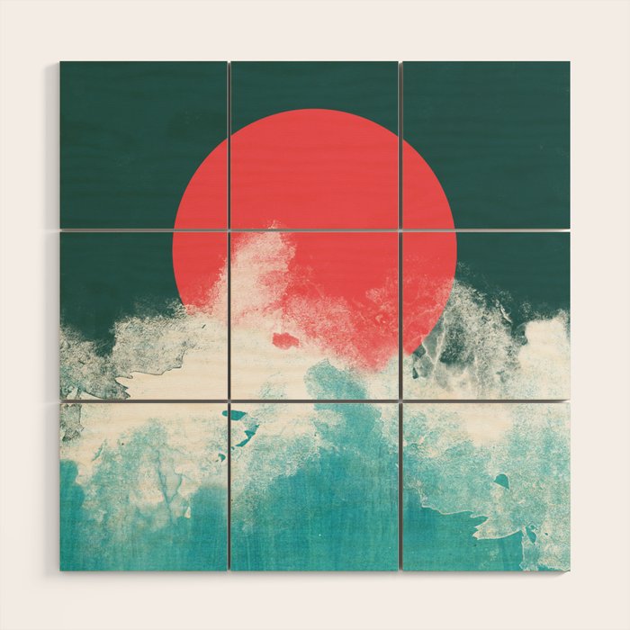 Where sea and sky collide Wood Wall Art Gallery Image 1