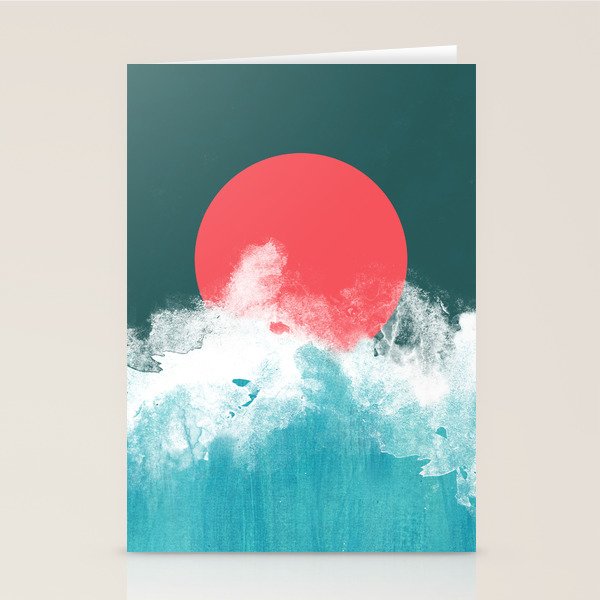 Where sea and sky collide Stationery Card Gallery Image 1