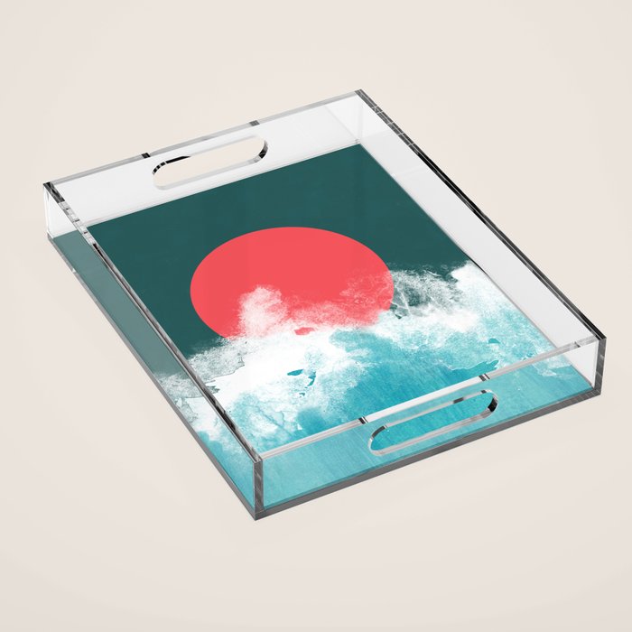 Where sea and sky collide Acrylic Tray Gallery Image 1