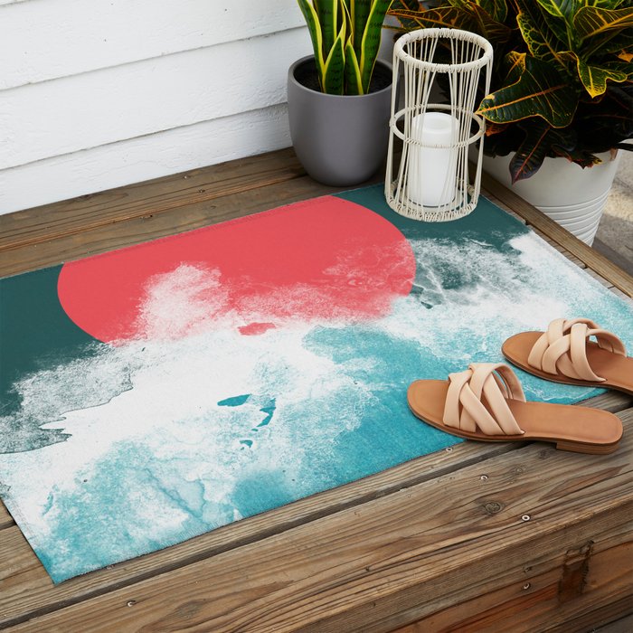 Where sea and sky collide Outdoor Rug Gallery Image 2