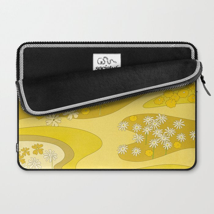Yellow Garden Laptop Sleeve Gallery Image 2