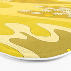 Yellow Garden Bath Mat Gallery Image 3