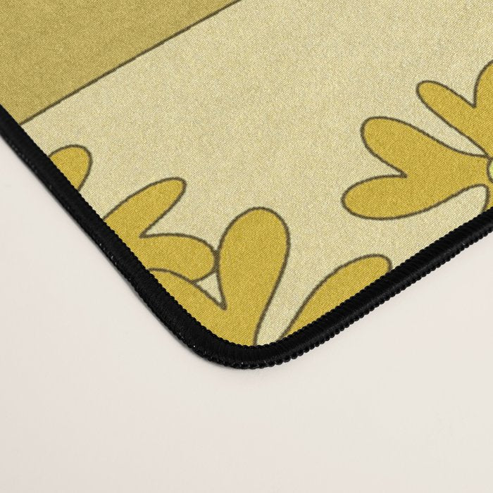 Yellow Garden Desk Mat Gallery Image 4