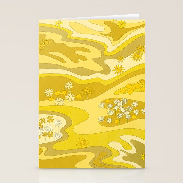 Yellow Garden Stationery Card Gallery Image 2