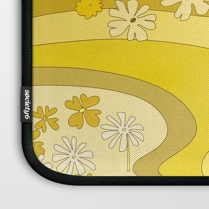 Yellow Garden Laptop Sleeve Gallery Image 3