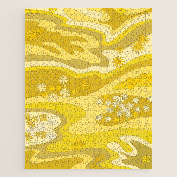 Yellow Garden Jigsaw Puzzle Gallery Image 1