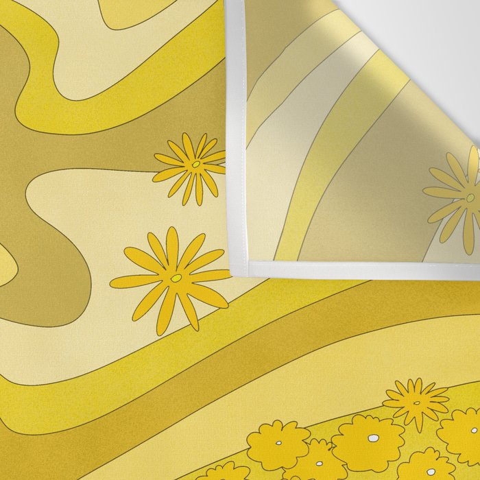 Yellow Garden Wall Tapestry Gallery Image 3