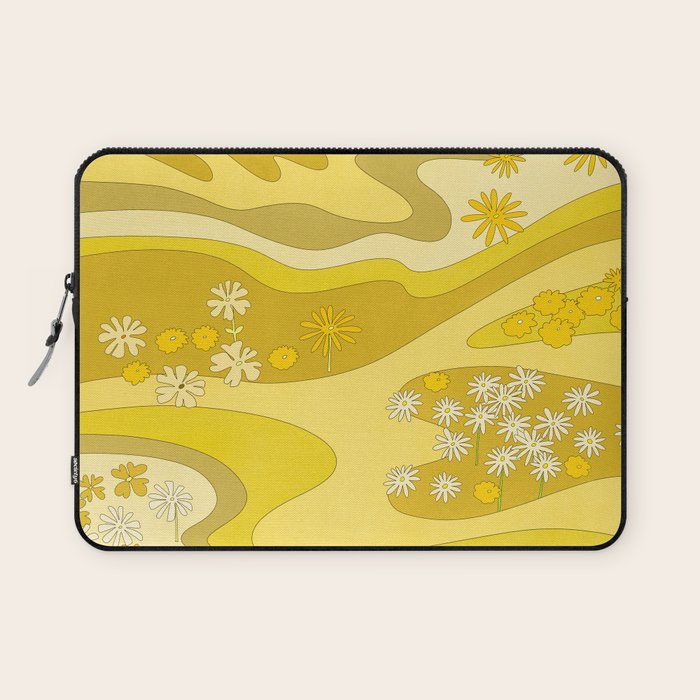 Yellow Garden Laptop Sleeve Gallery Image 1