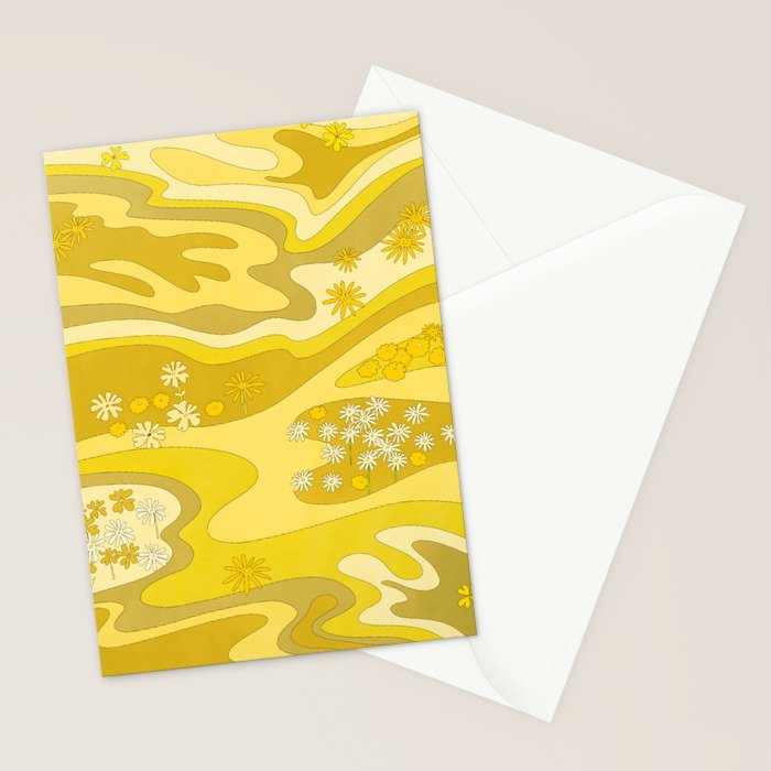 Yellow Garden Stationery Card Gallery Image 2