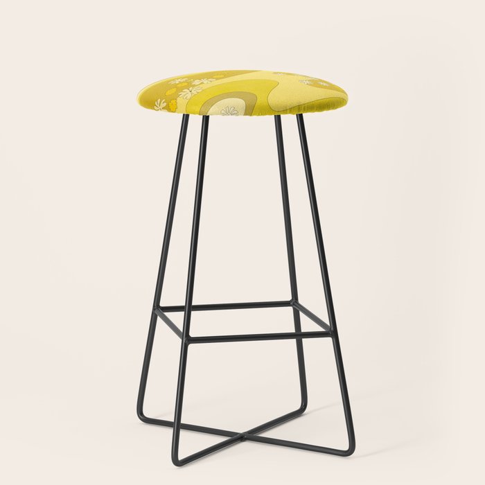 Yellow Garden Stool Gallery Image 1