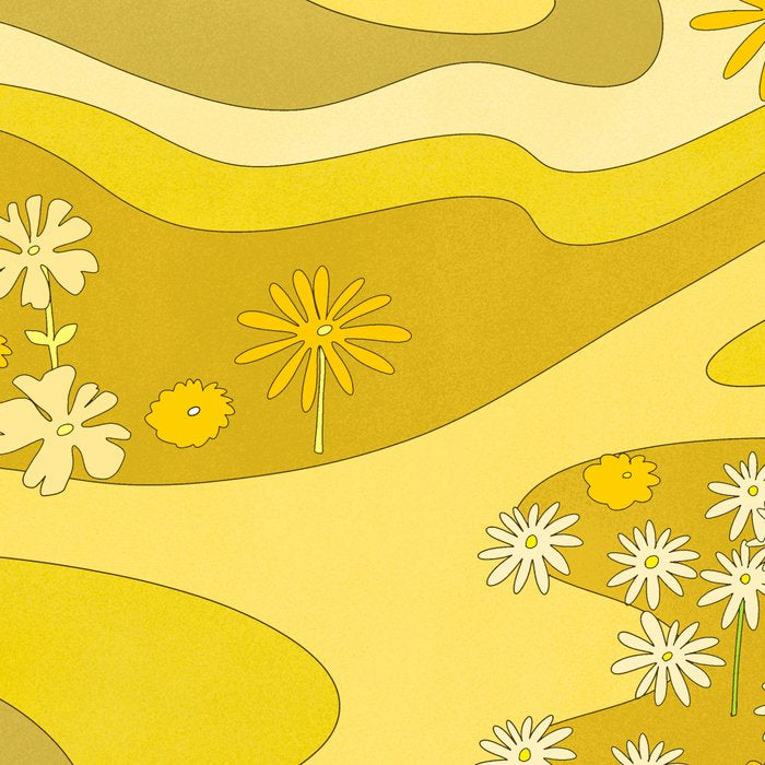 Yellow Garden Coffee Mug Gallery Image 2
