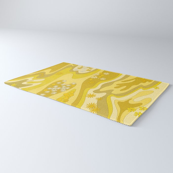 Yellow Garden Rug Gallery Image 3