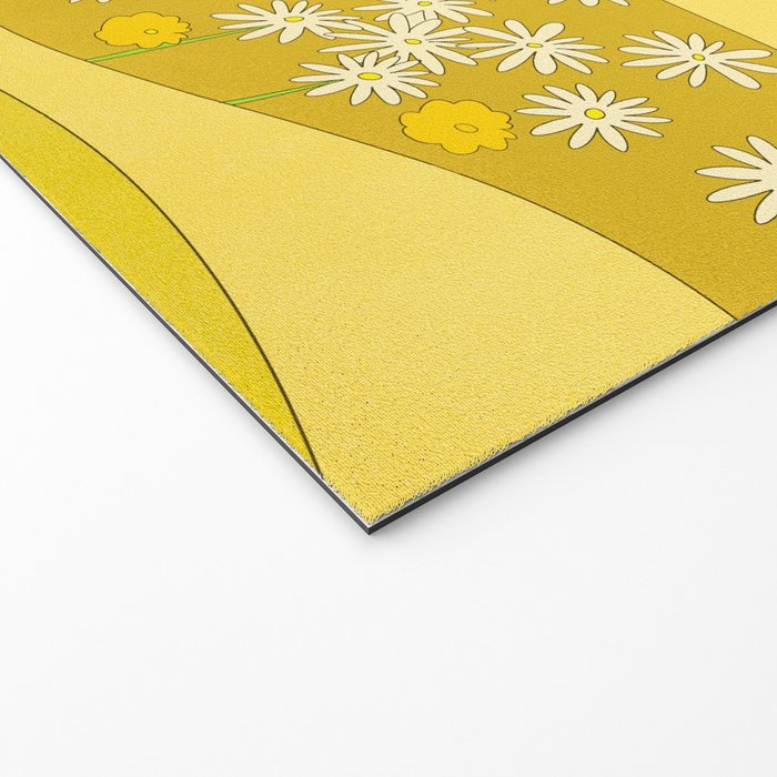 Yellow Garden Welcome Mat Gallery Image 2
