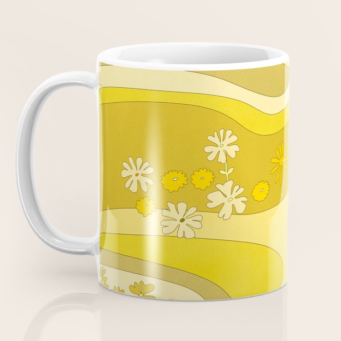 Yellow Garden Coffee Mug Gallery Image 3