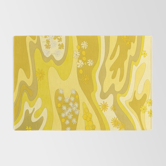 Yellow Garden Rug Gallery Image 2