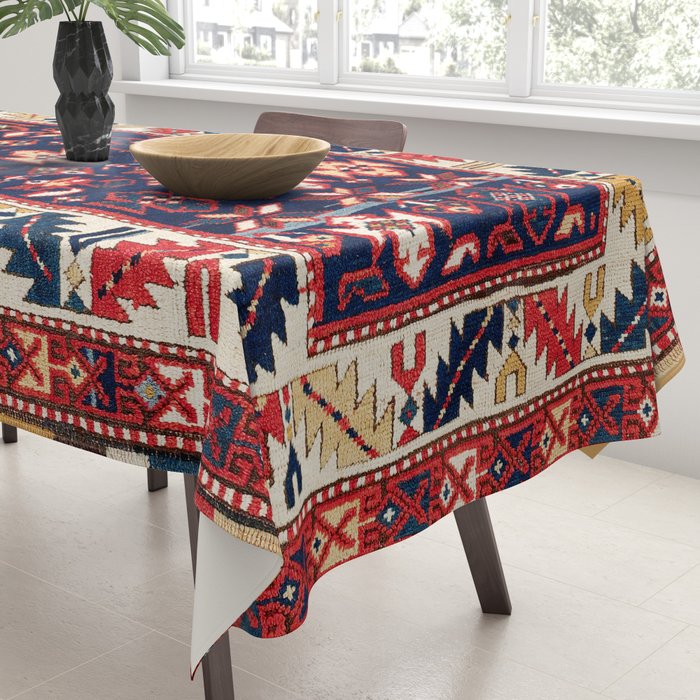 Genje Central Caucasus Rug Print Tablecloth Gallery Image 3