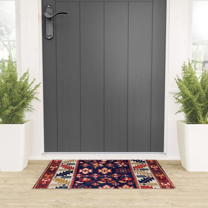Genje Central Caucasus Rug Print Welcome Mat Gallery Image 3