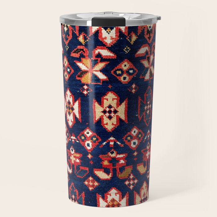 Genje Central Caucasus Rug Print Travel Mug Gallery Image 1