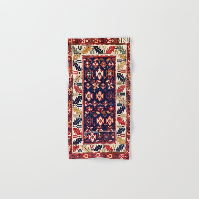 Genje Central Caucasus Rug Print Bath Towel Gallery Image 1