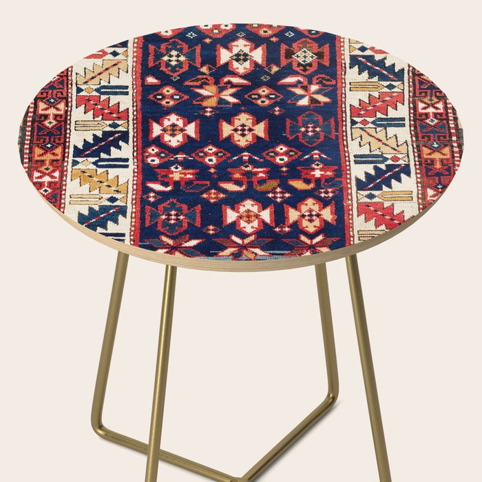 Genje Central Caucasus Rug Print Side Table Gallery Image 2
