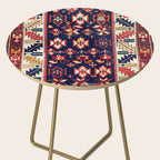 Genje Central Caucasus Rug Print Side Table Gallery Image 2