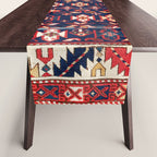 Genje Central Caucasus Rug Print Table Runner Gallery Image 1
