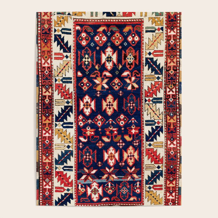 Genje Central Caucasus Rug Print Poster Gallery Image 1