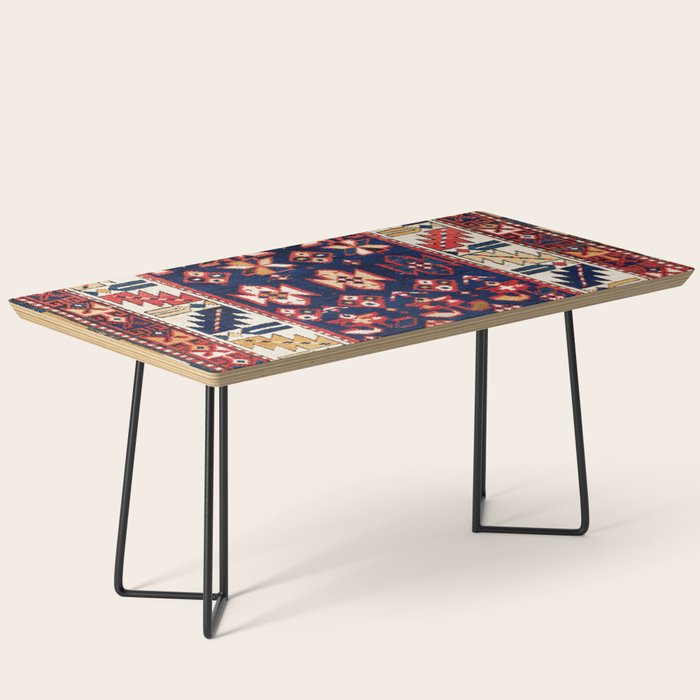 Genje Central Caucasus Rug Print Coffee Table Gallery Image 1