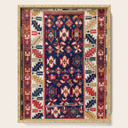 Genje Central Caucasus Rug Print Serving Tray Gallery Image 1