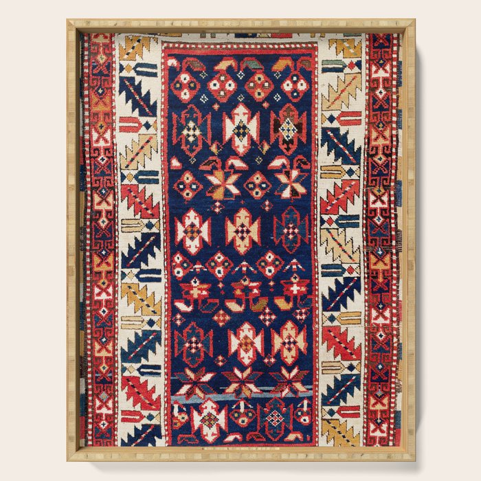 Genje Central Caucasus Rug Print Serving Tray Gallery Image 1