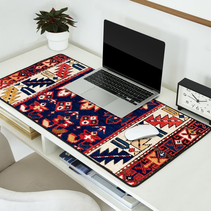 Genje Central Caucasus Rug Print Desk Mat Gallery Image 2