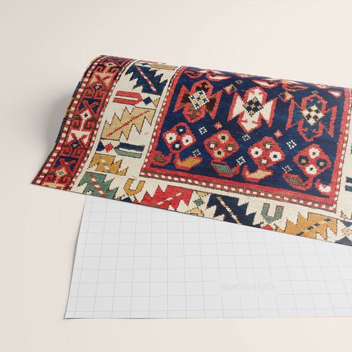 Genje Central Caucasus Rug Print Wrapping Paper Gallery Image 2
