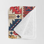 Genje Central Caucasus Rug Print Throw Blanket Gallery Image 3