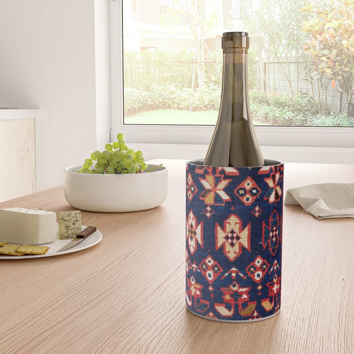 Genje Central Caucasus Rug Print Wine Chiller Gallery Image 4