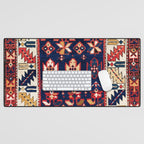 Genje Central Caucasus Rug Print Desk Mat Gallery Image 1