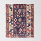 Genje Central Caucasus Rug Print Throw Blanket Gallery Image 2