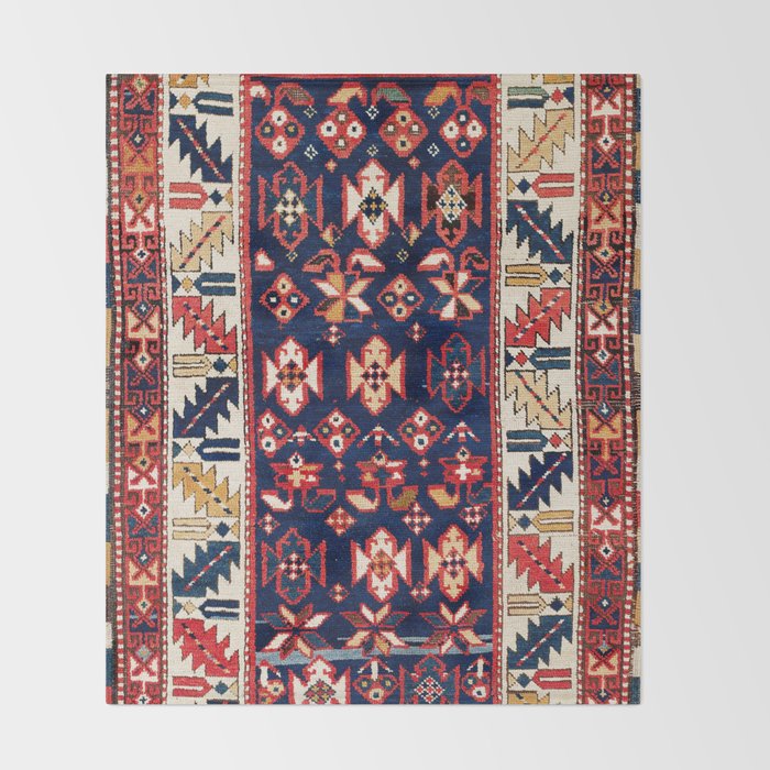 Genje Central Caucasus Rug Print Throw Blanket Gallery Image 2