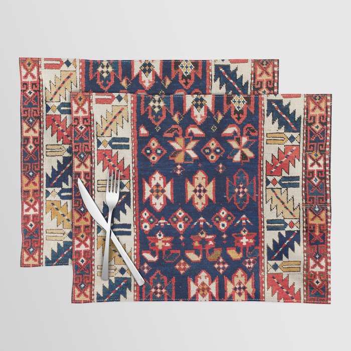 Genje Central Caucasus Rug Print Placemat Gallery Image 1