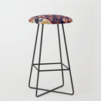 Genje Central Caucasus Rug Print Stool Gallery Image 1