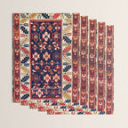 Genje Central Caucasus Rug Print Wrapping Paper Gallery Image 3