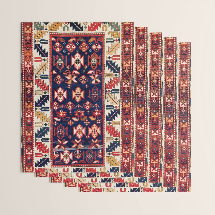 Genje Central Caucasus Rug Print Wrapping Paper Gallery Image 3