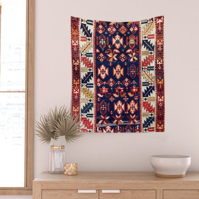 Genje Central Caucasus Rug Print Wall Tapestry Gallery Image 2