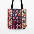Genje Central Caucasus Rug Print Tote Bag Gallery Image 1
