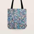 Whimsical Paisley Dance Tote Bag Gallery Image 1
